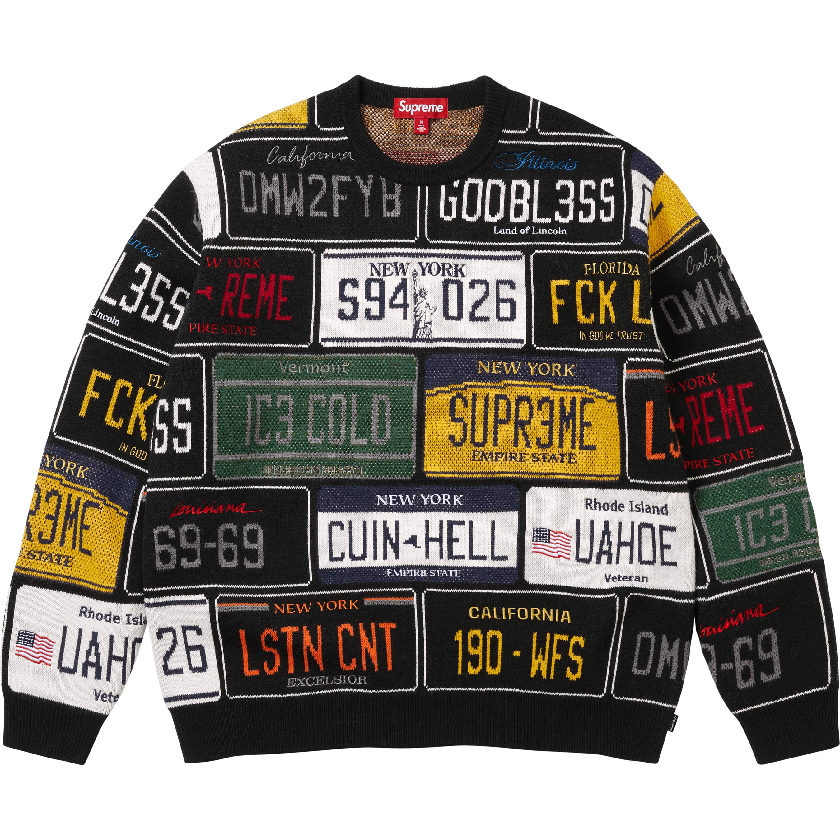 License Plate Sweater view 3
